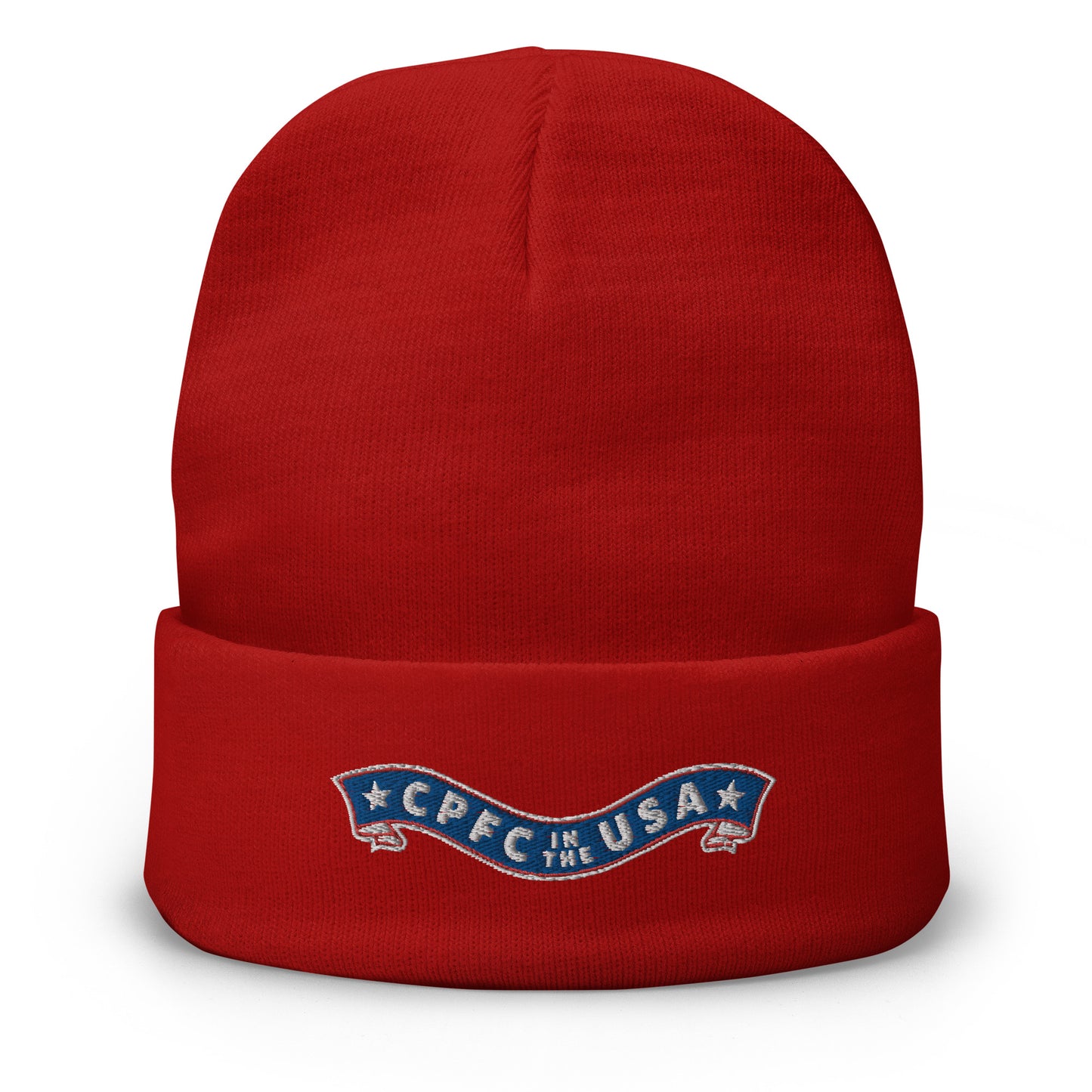 CPFC USA Ribbon Embroidered Beanie