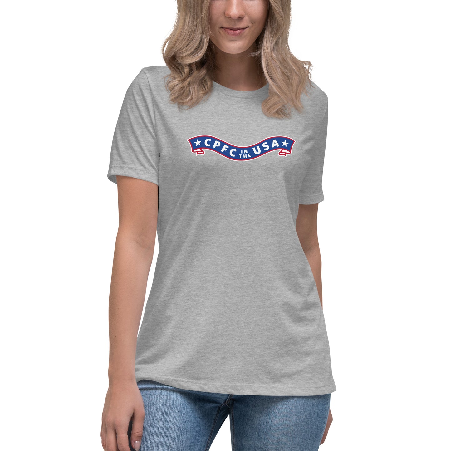 CPFC USA Ribbon Women's Relaxed T-Shirt