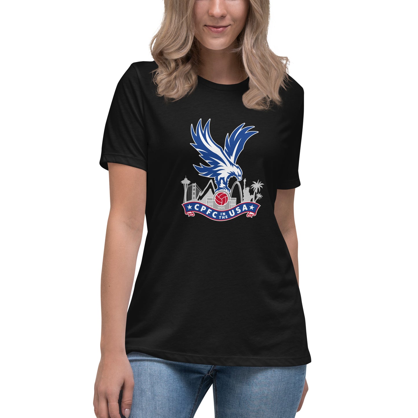 CPFC USA Logo Women's Relaxed T-Shirt